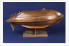 Full hull model, life-saving capsule, starboard broadside by R. F. Wells