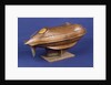 Full hull model, life-saving capsule, starboard stern quarter by R. F. Wells