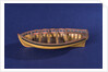 Full hull model of a ship's dinghy (circa 1795) by unknown