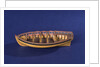 Full hull model of a ship's dinghy (circa 1795) by unknown