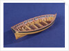 Full hull model of a ship's dinghy (circa 1795) by unknown