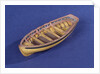 Full hull model of a ship's dinghy (circa 1795) by unknown