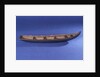 Four man rowing curragh, starboard broadside by unknown
