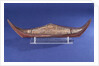 Ethnographic boat model by Nancy Shanawdithit