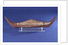 Ethnographic boat model by Nancy Shanawdithit