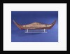 Ethnographic boat model by Nancy Shanawdithit