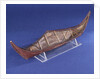 Ethnographic boat model by Nancy Shanawdithit
