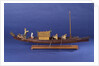 Burmese ceremonial barge, starboard broadside by unknown