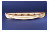 Full hull model, collapsible lifeboat, broadside by unknown