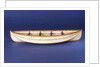 Full hull model, collapsible lifeboat, broadside by unknown
