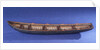 Four man rowing curragh, port broadside by unknown