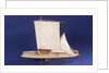 Brazilian raft or Jangada, port broadside by Unknown