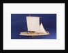 Brazilian raft or Jangada, port broadside by Unknown