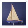 Full hull model, whaler, port broadside by unknown