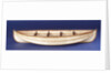 Full hull model, collapsible lifeboat, broadside by unknown