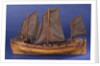 Full hull model, sailing lifeboat, port broadside by Unknown