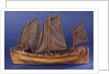 Full hull model, sailing lifeboat, port broadside by Unknown