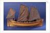 Full hull model, sailing lifeboat, starboard broadside by unknown