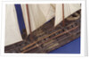 Full hull model, sailing liferaft, port by unknown