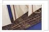 Full hull model, sailing liferaft, port by unknown