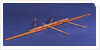 Full hull model, racing skiff, port by unknown