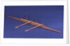 Full hull model, racing skiff, starboard by unknown