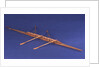 Full hull model, racing skiff, starboard by unknown