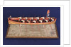 Full hull model of Admiral's Barge by unknown