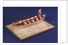 Full hull model of Admiral's Barge by unknown