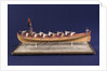 Full hull model of Admiral's Barge by unknown