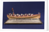 Full hull model of Admiral's Barge by unknown
