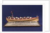 Full hull model of Admiral's Barge by unknown