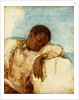 Slave in chains by British School