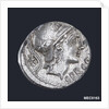 Denarius depicting head of a goddess by unknown