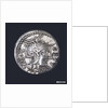 Denarius depicting head of Roma by unknown