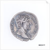 Classical coin depicting Emperor Hadrian and a Roman galley by Unknown