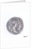 Classical coin depicting Emperor Hadrian and a Roman galley by Unknown