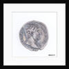 Classical coin depicting Emperor Hadrian and a Roman galley by Unknown