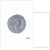 Classical coin depicting Emperor Caracalla and a galley by unknown