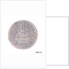 Token depicting a sailing ship by unknown