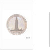 Two pence token commemorating the Eddystone lighthouse by W. Upcott