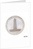Two pence token commemorating the Eddystone lighthouse by W. Upcott