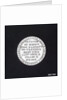 Bristol silver shilling token by Unknown