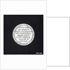 Bristol silver shilling token by Unknown