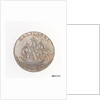 Token commemorating Admiral of the Fleet Richard Howe (1726-1799) and the Glorious First of June, 1794 by T. Wyon