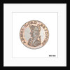 Promissory naval farthing token commemorating Admiral Alexander Hood, 1st Viscount Bridport (1727-1814) by T. Wyon