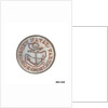 Promissory naval farthing commemorating Admiral Alexander Hood, 1st Viscount Bridport (1727-1814) by T. Wyon