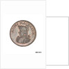 Promissory naval farthing token commemorating Admiral John MacBride by T. Wyon