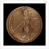 Medal commemorating Vice-Admiral Horatio Nelson (1758-1805) and Trafalgar by Ronald Searle
