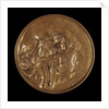 Medal commemorating Vice-Admiral Horatio Nelson (1758-1805) and Trafalgar by Ronald Searle